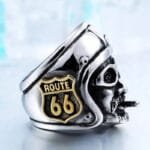 Bague Biker Unique: Affichez Votre Passion Pour La Culture Moto!