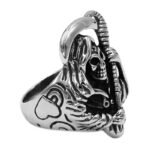 bague faucheuse biker en acier inoxydable osez defier la mort 347 1