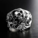 bague homme biker en argent massif osez afficher votre puissance 335 1