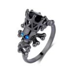 bague homme gothique le style audacieux des bikers a portee de main 51 5 bleu 647 1