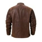 blouson biker en cuir laudace du style pour homme rebelle vestes pour homme 803 1
