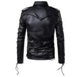 Blouson Biker En Simili Cuir Noir: Style Audacieux Confort Total!