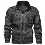 Blouson Biker Homme En Simili Cuir : élégance Et Praticité !