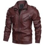 Blouson Biker Homme En Simili Cuir : Votre Allié Hiver Stylé !