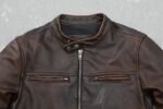 Blouson En Cuir Marron : L’élégance Biker Ultime Pour Homme !