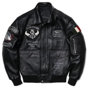 Blouson En Cuir Style Aviateur : élégance Et Fierté Française !