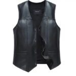 Bolero En Cuir Noir : Le Gilet Biker Qui élève Votre Style !