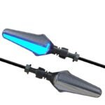 boostez votre securite avec notre clignotant moto led waterproof bleu clignotants 141 1