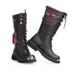 Botte Biker Noir Et Rouge : L’alliée Parfaite Pour Tous Les Motards !
