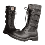 Bottines Moto Biker Vintage Cuir : Style Et Protection Assurés !