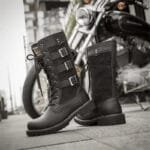 Bottines Moto Biker Vintage Cuir: Style Et Protection Assurés!