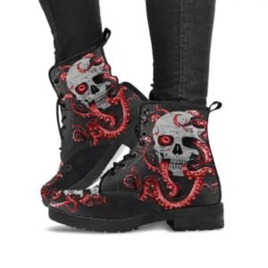 bottines moto femme vintage soyez la biker badass de votre ronde tete de mort 35 934 1