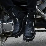 bottines moto vintage tete de mort le style biker ultime botte 558 1