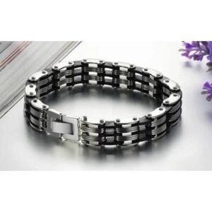 bracelet biker acier inoxydable force et elegance pour homme 435 1