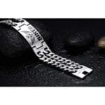 Bracelet Biker En Acier Inoxydable 316l: Vivez La Liberté!