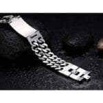 Bracelet Biker En Acier Inoxydable 316l: Vivez La Liberté!