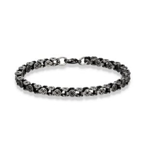 bracelet biker en chaine fine originalite et style assures 19cm 592 1