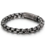 bracelet biker homme adoptez un style audacieux et elegant 20cm 143 1