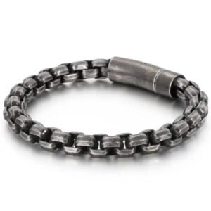 bracelet biker homme adoptez un style audacieux et elegant 20cm 143 1