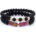 Bracelet Biker Homme: Style Décontracté Pour Aventuriers! - Rose