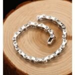 bracelet chaine en argent exprimez votre esprit biker avec style 843 1