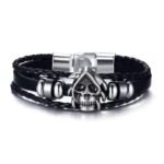 bracelet cuir biker osa le danger avec style et chance 482 1