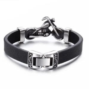 Bracelet Cuir Homme Biker: Un Hommage Au Passionné De Moto!