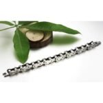 bracelet unique en chaine de moto pour biker homme elegant 382 1