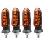 brillez sur la route avec notre clignotant moto arriere led 4 pieces orange 751 1