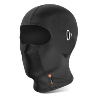 cagoule moto en soie confort exceptionnel pour vos longues balades noir courte 430 1
