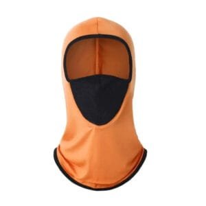 Cagoule Moto Orange: Chaleur Et Visibilité Pour Vos Aventures D’hiver!