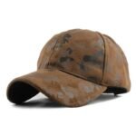 casquette moto camouflage style discret pour les bikers branches marron 545 1