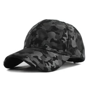 casquette moto camouflage style discret pour les bikers branches noir 912 1