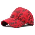 casquette moto camouflage style discret pour les bikers branches rouge 992 2