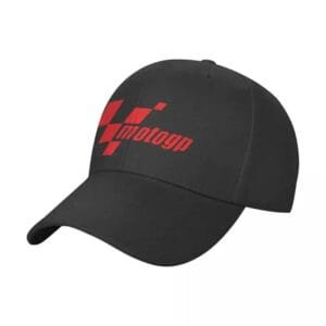 Casquette Moto Gp: élevez Votre Style Avec Vitesse Et Précision! Noir