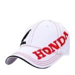casquette moto honda style elegant pour les passionnes de vitesse blanc 416 1