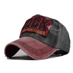 casquette moto rock affichez votre style badass et musical noir rouge 309 1