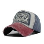 Casquette Trucker Moto: Affichez Votre Esprit De Biker Avec Style! Bleu & Bordeau