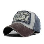 Casquette Trucker Moto: Affichez Votre Esprit De Biker Avec Style! Bleu & Marron