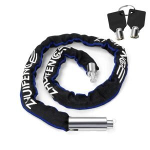 chaine antivol la protection ultime pour votre moto ou scooter 75cm alarme 405 1