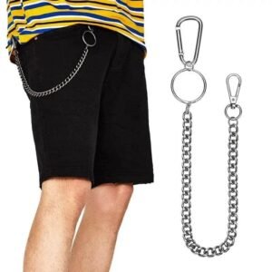 chaine en acier inoxydable style et securite pour les bikers chaine 266 1