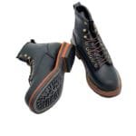 Chaussure Homme En Cuir: Confort Style Et Protection Pour Vos Aventures! Noir / 41