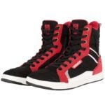 chaussure montante stylee la complice ideale des motards modernes rouge 40 basket 571 1