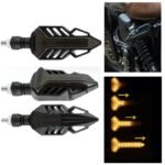Clignotant à Led Pour Moto Noir : Sécurisez Avec Style !