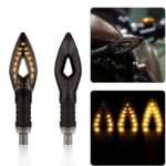 clignotant a led sequentiel noir style et visibilite exceptionnels 2 pieces 382 1
