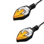 Clignotant Moto à Led: Combinez Style Et Sécurité Avec Nos Couleurs Disponibles! Blanc