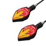 Clignotant Moto à Led: Combinez Style Et Sécurité Avec Nos Couleurs Disponibles! Rouge