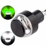 clignotant moto embout de guidon style et securite assures 2 pieces vert clignotants 940 1