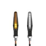 Clignotant Moto Led Défilant: Sécurité Et Visibilité Sur La Route! - 2 Pièces - Blanc