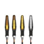 Clignotant Moto Led Défilant: Sécurité Et Visibilité Sur La Route! - 4 Pièces - Blanc